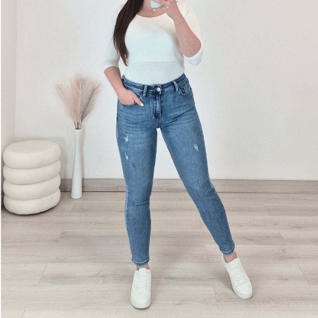 PUSH UP JEANS HLAČE ZA3569