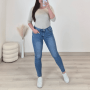 PUSH UP JEANS HLAČE L6202