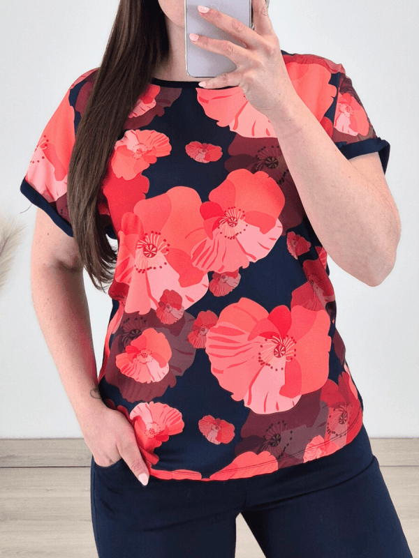 MAJICA MDN-165-020 RDEČA