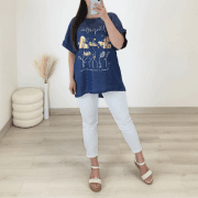 MAJICA 5978 MODRA