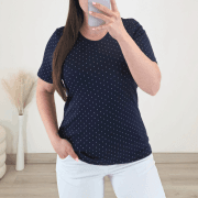 MAJICA 31545 TEMNO MODRA