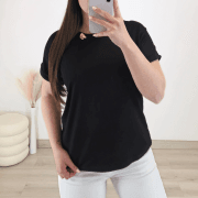 MAJICA MDN-165-013 ČRNA