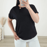 MAJICA MDN-165-013 ČRNA