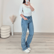 JEANS HLAČE F2632