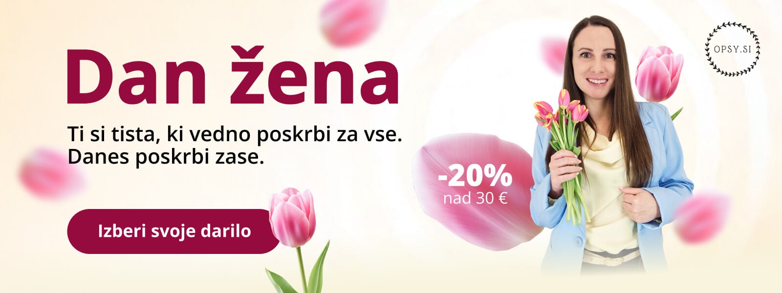 Obdaruje se za dan žena