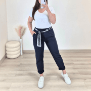 HLAČE 2071 TEMNO MODRA