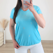 MAJICA Kenny.S 608844 SVETLO MODRA