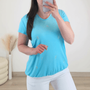 MAJICA Kenny.S 608844 SVETLO MODRA