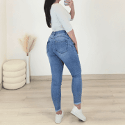 PUSH UP JEANS HLAČE 7/8 L6233