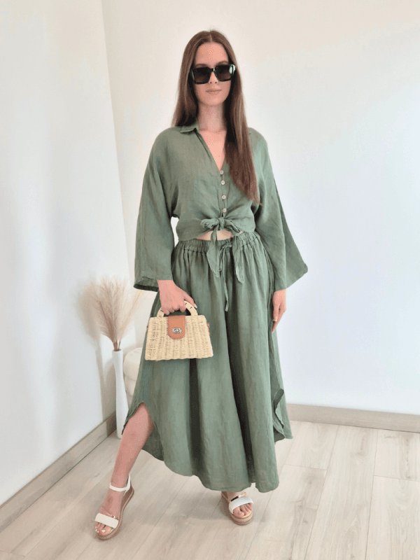 HLAČE LANNA 4850 OLIV