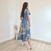 OBLEKA 123371 SVETLO MODRA