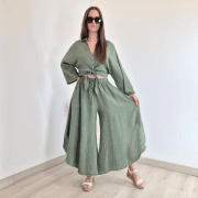 HLAČE LANNA 4850 OLIV