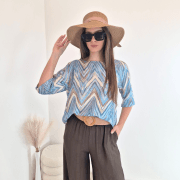 MAJICA VIOLETA 967415 SVETLO MODRA