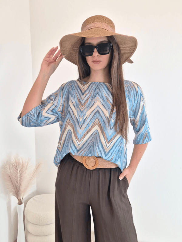 MAJICA VIOLETA 967415 SVETLO MODRA