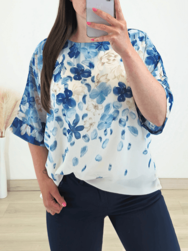 BLUZA 6567B MODRA