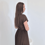 OBLEKA 11496 RJAVA