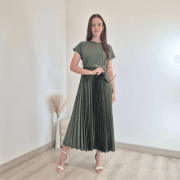 OBLEKA 11496 OLIV