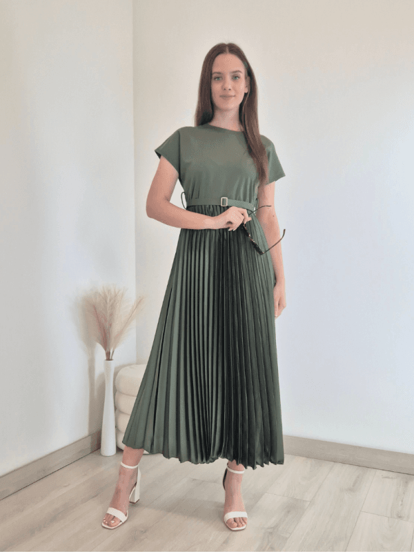 OBLEKA 11496 OLIV