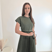 OBLEKA 11496 OLIV
