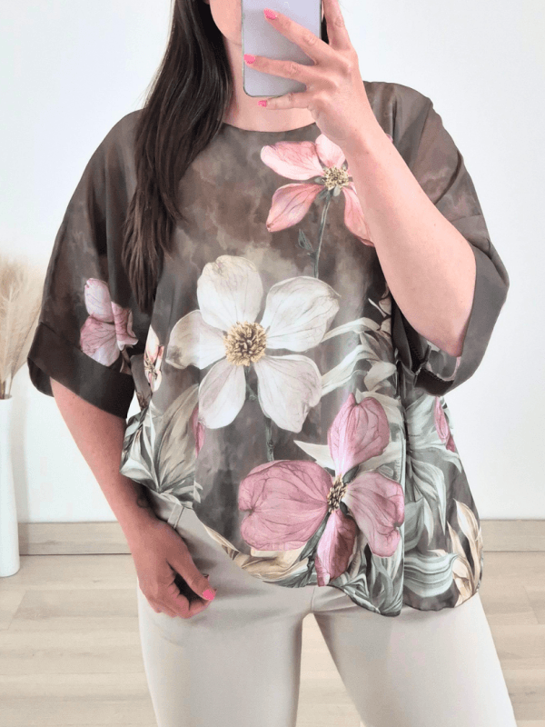 BLUZA 6567A RJAVA