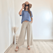 MAJICA VIOLETA 26215 MODRA