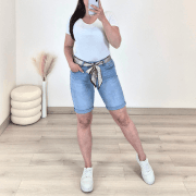 KRATKE PUSH UP JEANS HLAČE A1363