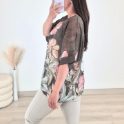 BLUZA 6567A RJAVA