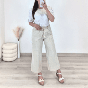 HLAČE JOANA 7/8 BEŽ