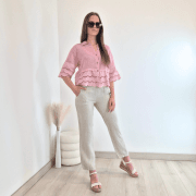 HLAČE LANNA 69041 BEŽ