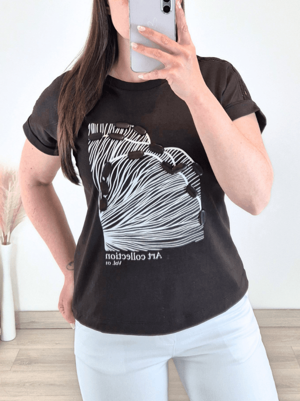 MAJICA JERMAINE RJAVA