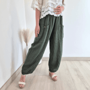 HLAČE LANNA 1595 OLIV