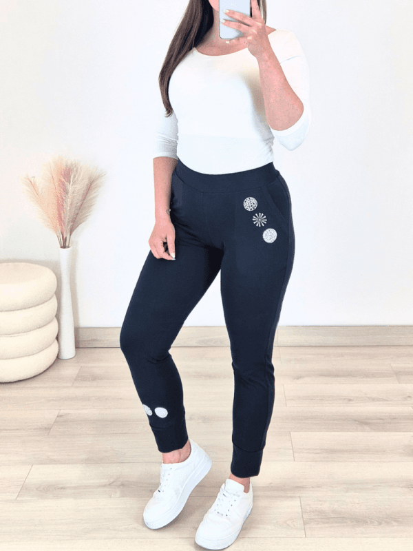 ŠPORTNE HLAČE ANJA TEMNO MODRE