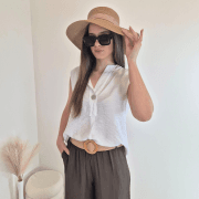 MAJICA VIOLETA 50655 BELA