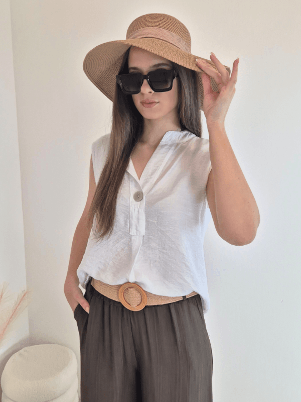 MAJICA VIOLETA 50655 BELA