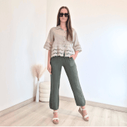 HLAČE LANNA 69041 OLIV