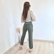 HLAČE LANNA 69041 OLIV