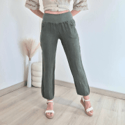 HLAČE LANNA 69041 OLIV