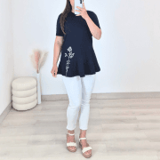 TUNIKA SINDI TEMNO MODRA