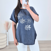 MAJICA 15754 TEMNO MODRA