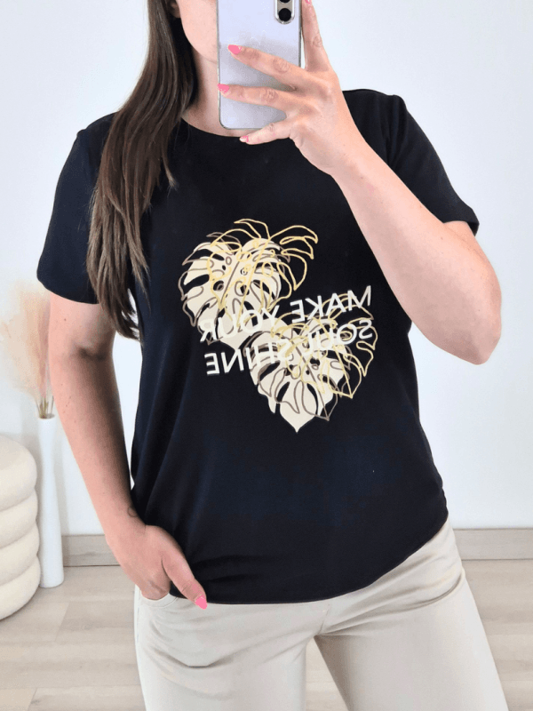 MAJICA RINA 27644 ČRNA