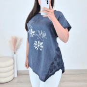 MAJICA 15754 TEMNO MODRA