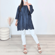 MAJICA 24158 TEMNO MODRA