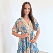 OBLEKA 4131 MODRA