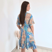 OBLEKA 4131 MODRA