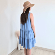 OBLEKA 7112 MODRA