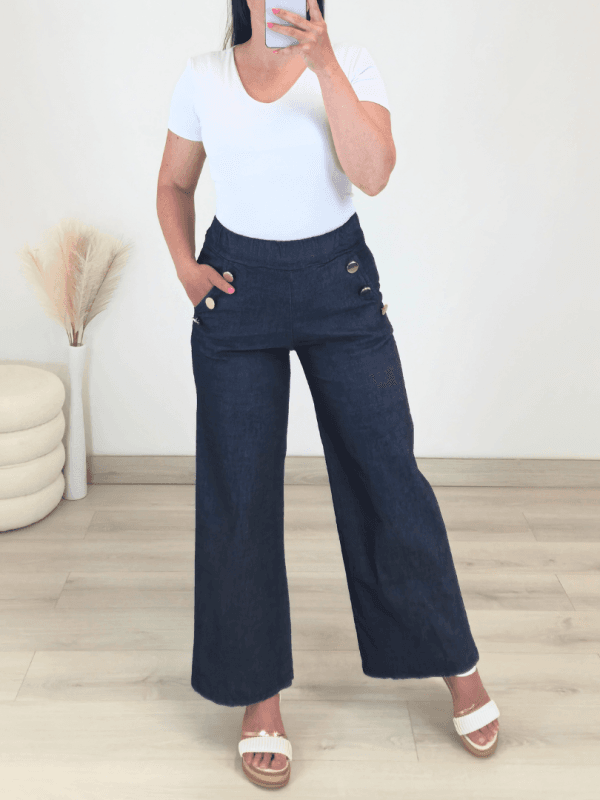 HLAČE 33082 DENIM