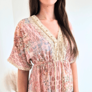 OBLEKA 4131 ROZA