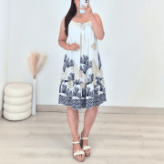 OBLEKA 26073 MODRA