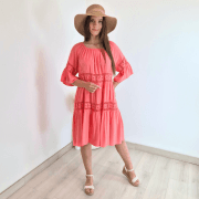OBLEKA 91423 ROZA