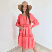 OBLEKA 91423 ROZA